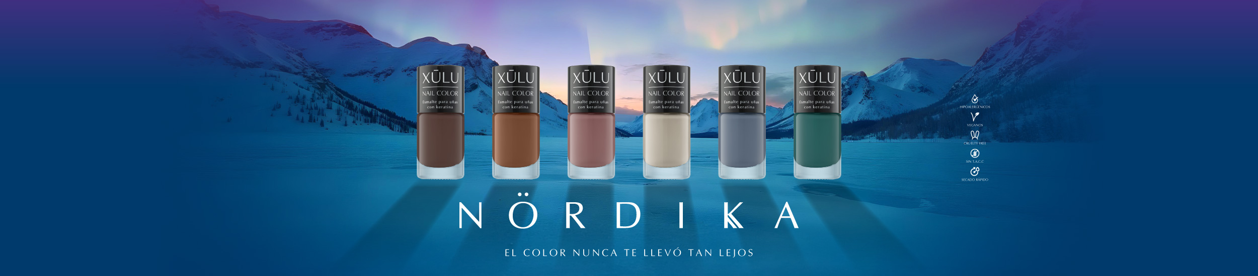 Colección Nordika de Esmaltes Xúlu Nail Color